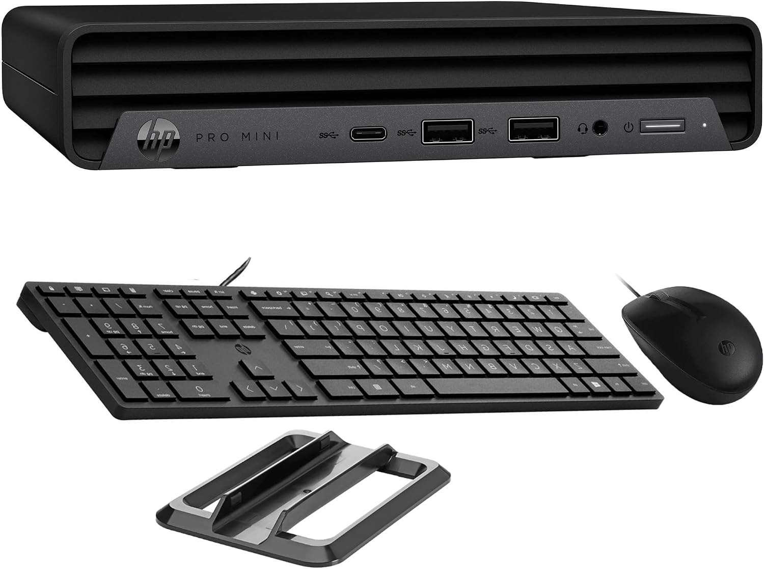 HP Pro Mini 400 G9 PC, i7-12700T, 32GB DDR5 RAM, 1TB SSD, Windows 11 Pro | Ultra-Compact Design Desktop Computer for Video Editing & Coding, Keyboard & Mouse Included, Windows 11 Pro