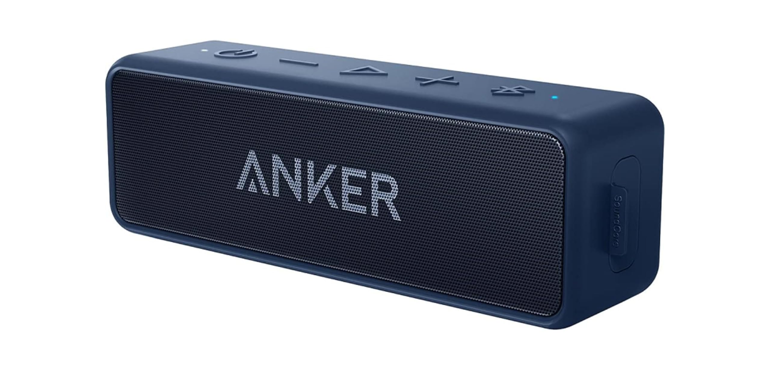 Anker soundcore 2 Portable Bluetooth Speaker, Stereo Sound, IPX7 | BassUp, 24H Playtime, Bluetooth 5, Wireless Speaker for Home, Outdoors, Travel