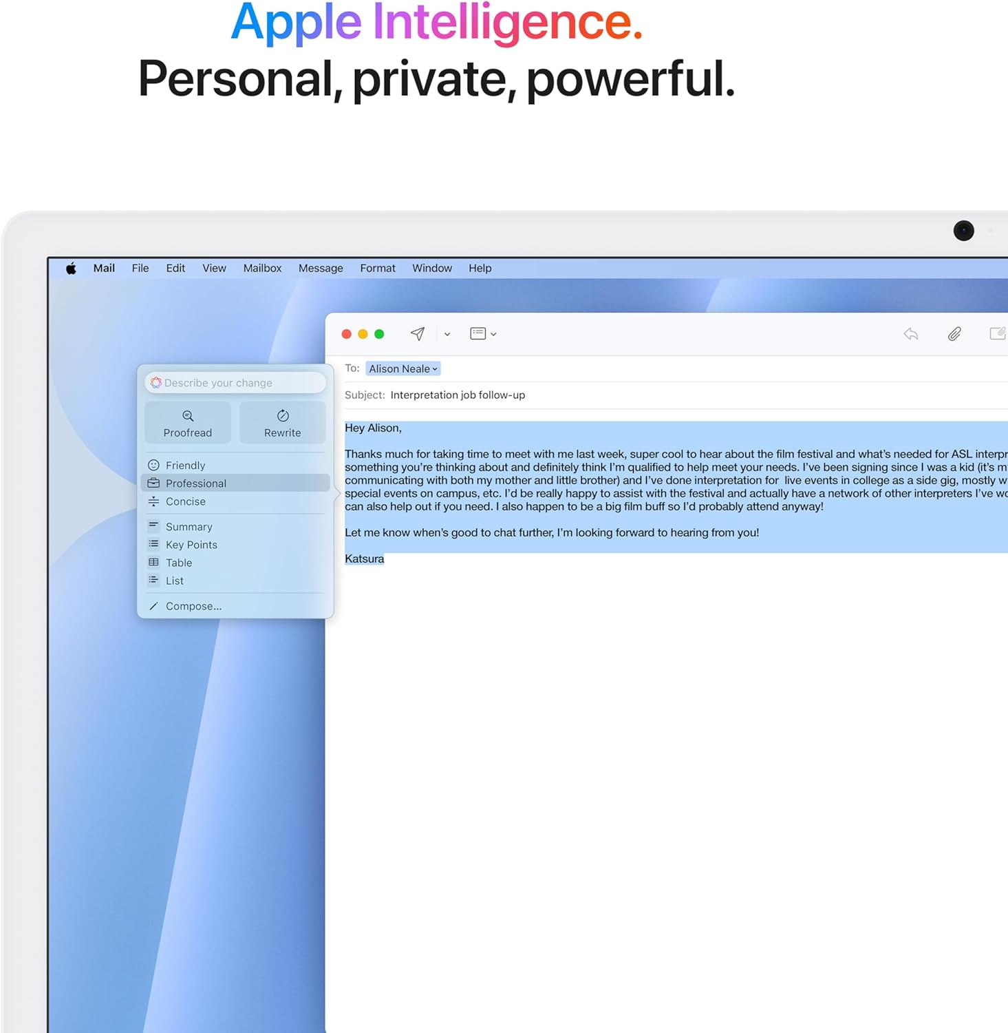 Apple 2024 iMac All-in-One Desktop Computer with M4 chip with 10-core CPU, 10-core GPU: Built for Apple Intelligence, 16GB Unified Memory, 256GB SSD Storage; Blue with AppleCare+ (3 Years)