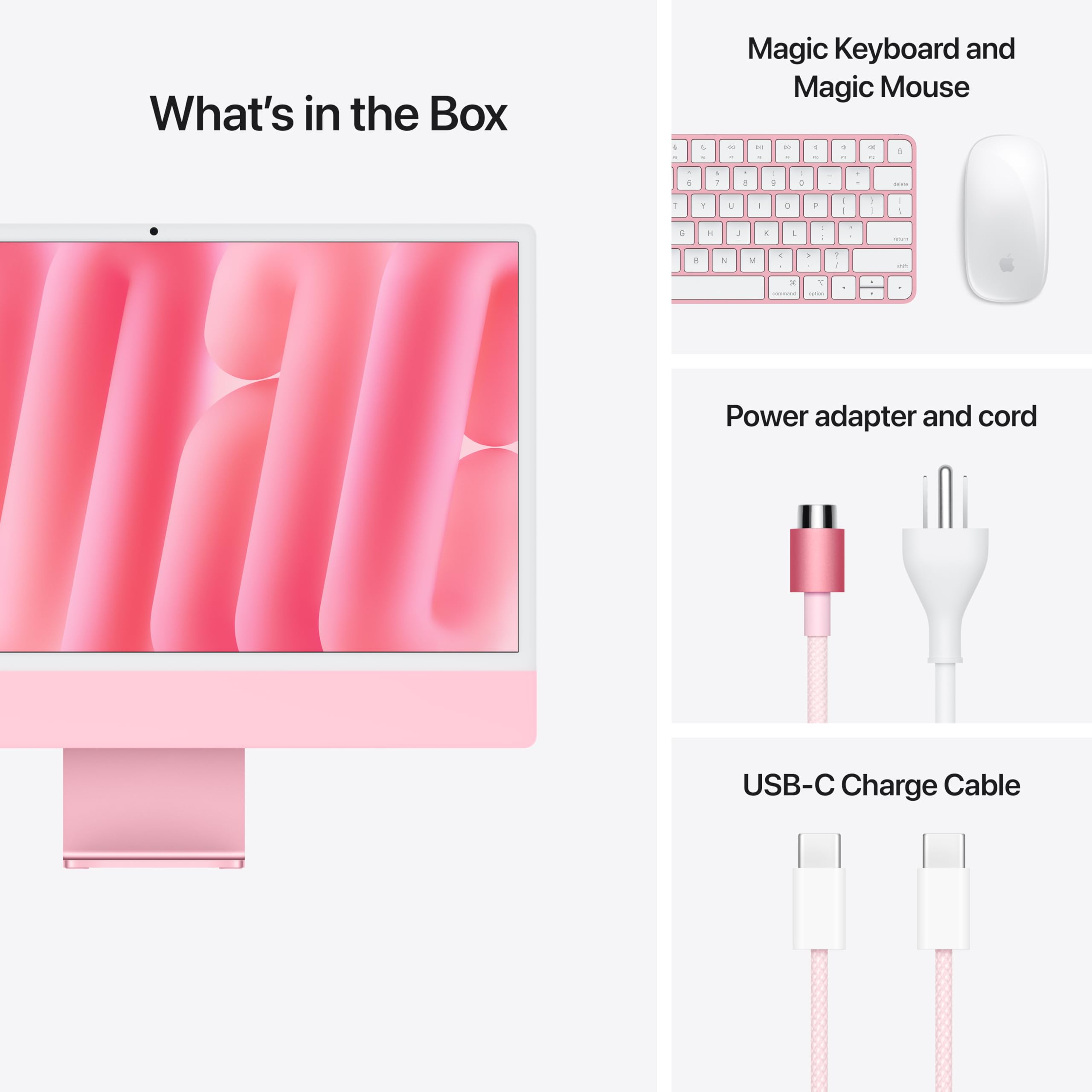 Apple 2024 iMac All-in-One Desktop Computer with M4 chip with 8-core CPU, 8-core GPU: Built for Apple Intelligence, 16GB Unified Memory, 256GB SSD Storage; Green with AppleCare+ (3 Years)