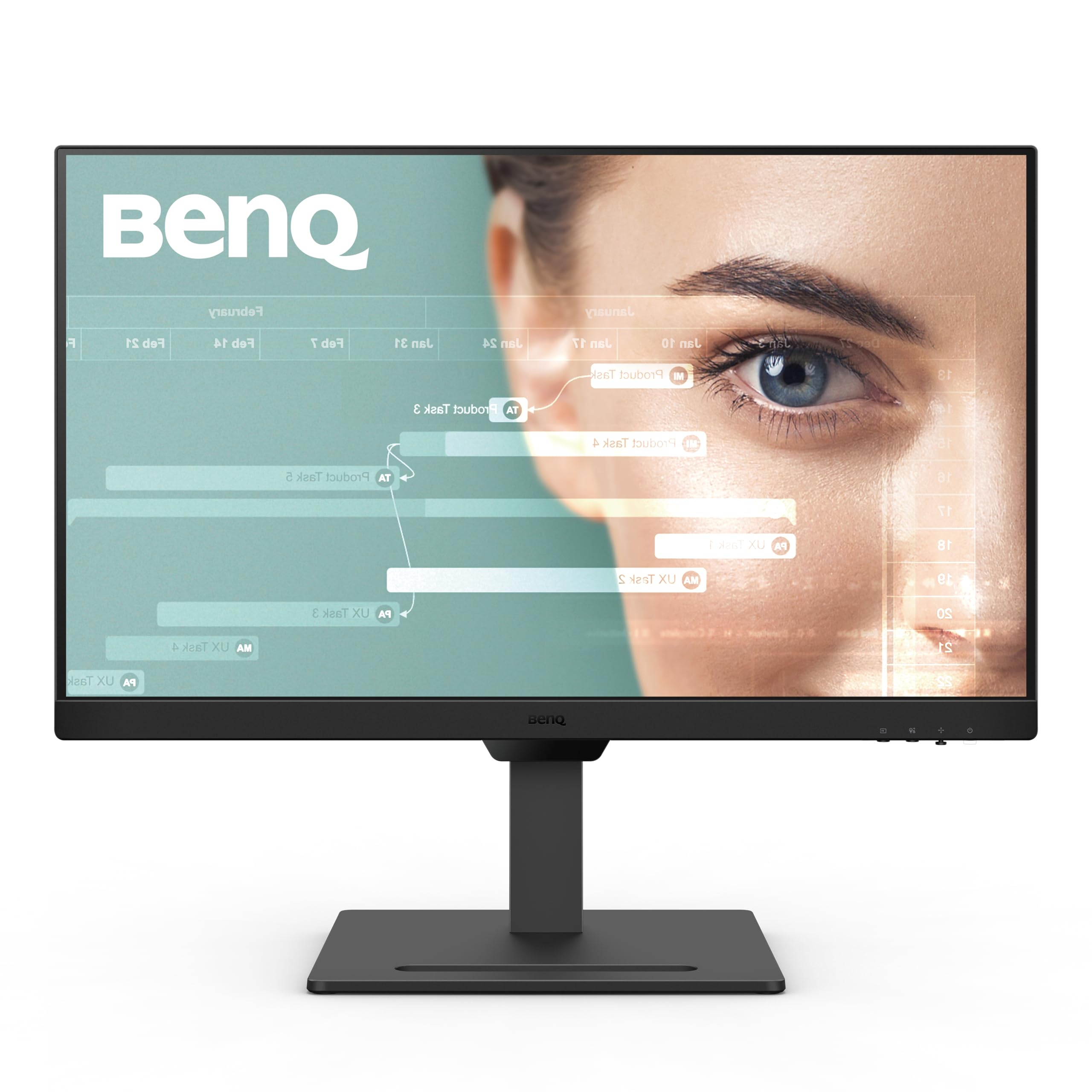 BenQ GW2790 Computer Monitor 27" FHD 1920x1080p | IPS | 100 hz | Eye-Care Tech | Low Blue Light | Anti-Glare | Adaptive Brightness | Tilt Screen | Built-in Speakers | DisplayPort | HDMI x2 | Low Blue Light | Anti-Glare | Adaptive Brightness | Height and T
