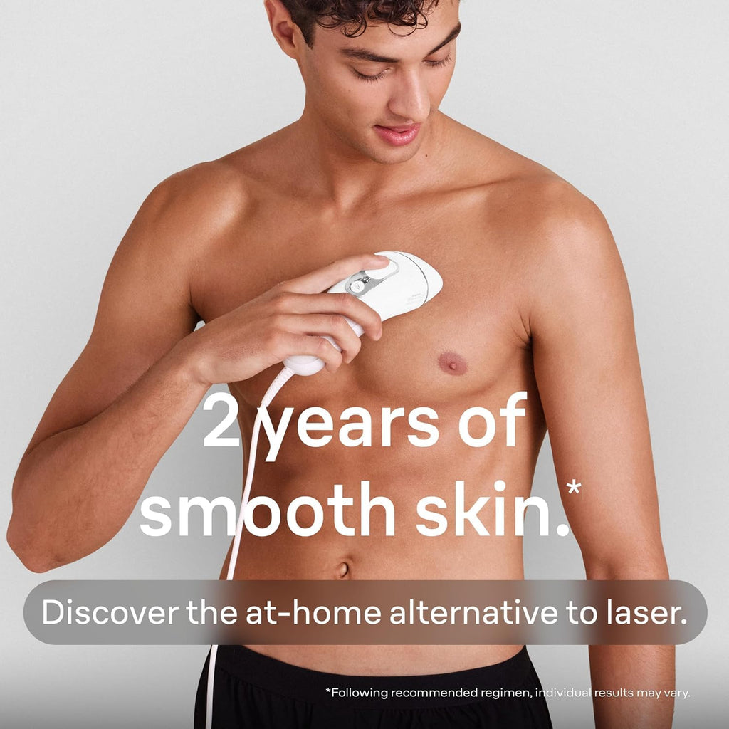 Braun IPL, Silk·Expert Pro 5, IPL Hair Removal for Women and Men, Permanent Laser Hair Reduction At-Home, 2 Heads, Pouch, IPL5137