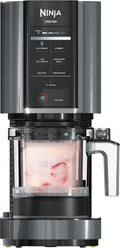 Ninja® CREAMi® 7-in-1 Ice Cream Maker, Ice Cream, Gelato & more, NC299AMZ | Ninja CREAMi transforms frozen bases into ice cream, sorbet and milkshakes at a button touch, from healthy to indulgent.