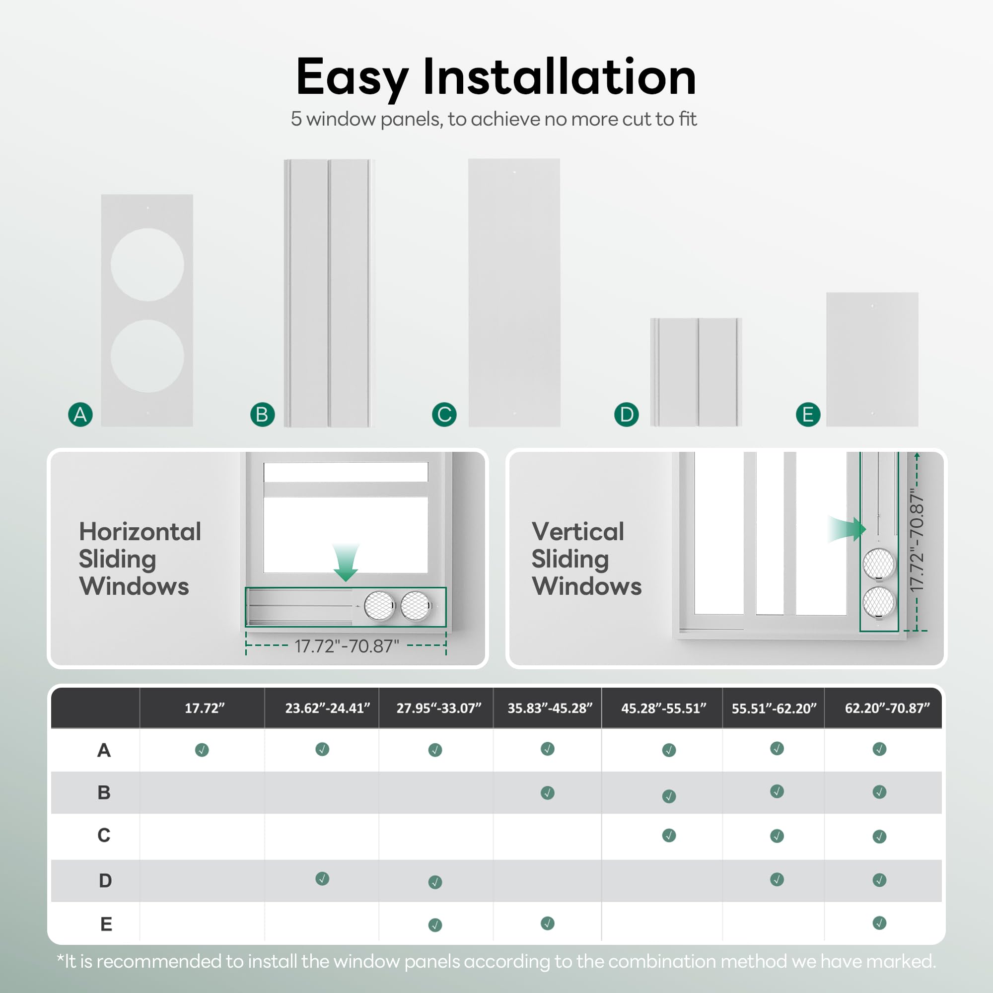 ZAFRO Smart Inverter Portable Air Conditioners, 16000 BTU (12000 BTU SACC) | Dual Hose Portable AC Unit with Energy Saving/Ultra Quiet(42dB)/Drainage-free Cooling/APP/Remote for Multi-Scenario Use