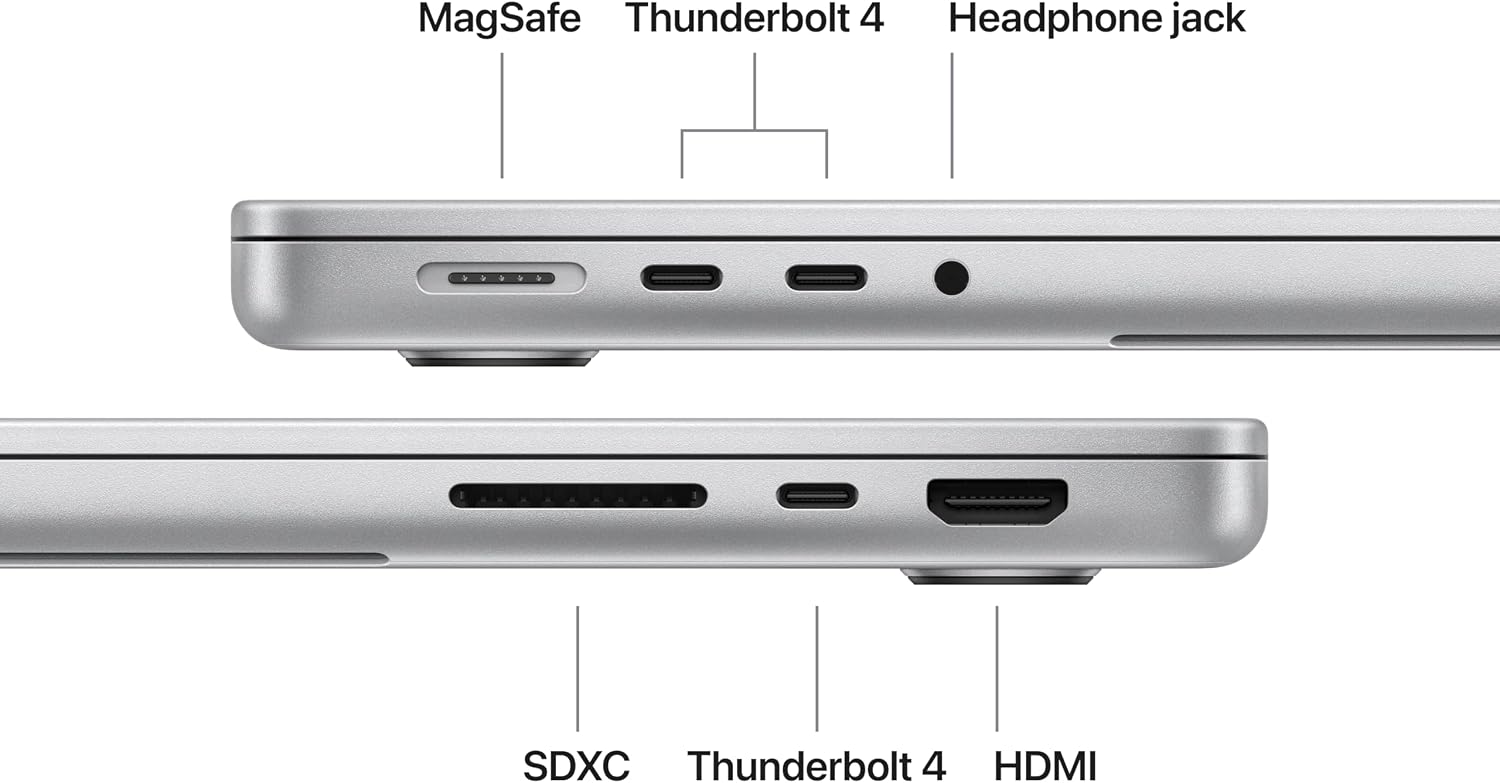 Apple 2025 MacBook Pro Laptop with Apple M5 chip with 10‑core CPU and 10‑core GPU: Built for AI, 14.2-inch Liquid Retina XDR Display, 16GB Unified Memory, 1TB SSD Storage; Space Black