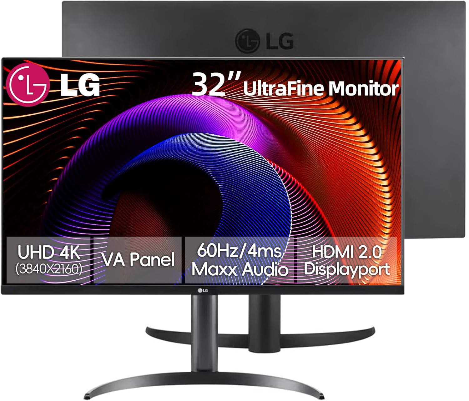LG 34 Inch UltraWide Monitor, WQHD (3440x1440) Curved Display, 100Hz, sRGB 99%, HDR10, Dynamic Action Sync, Black Stabilizer, PBP, Dual Controller,Auto Input Switch, 1 x DisplayPort, 2 x HDMI, Black
