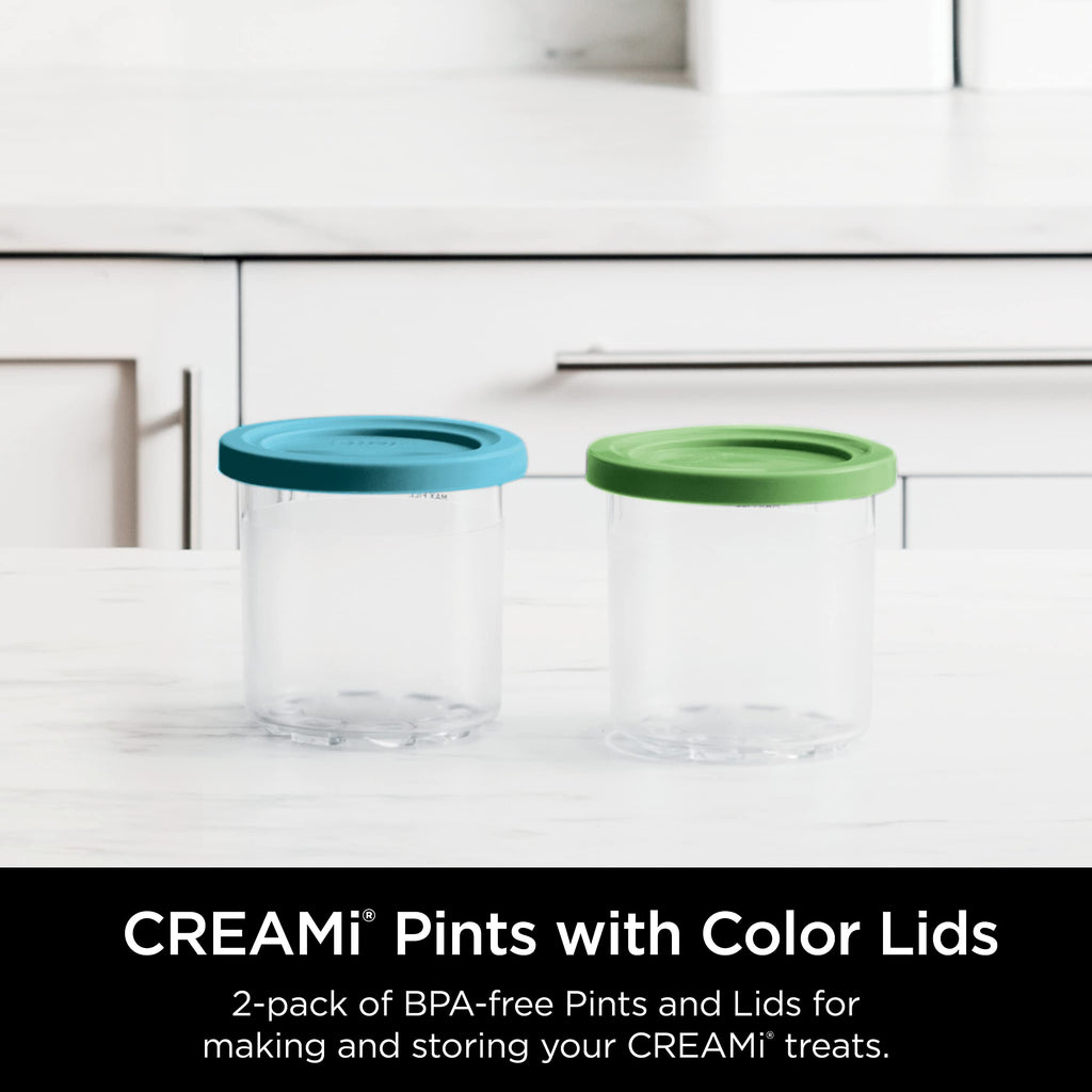 Ninja® CREAMi® 7-in-1 Ice Cream Maker, Ice Cream, Gelato & more, NC299AMZ | Ninja CREAMi transforms frozen bases into ice cream, sorbet and milkshakes at a button touch, from healthy to indulgent.