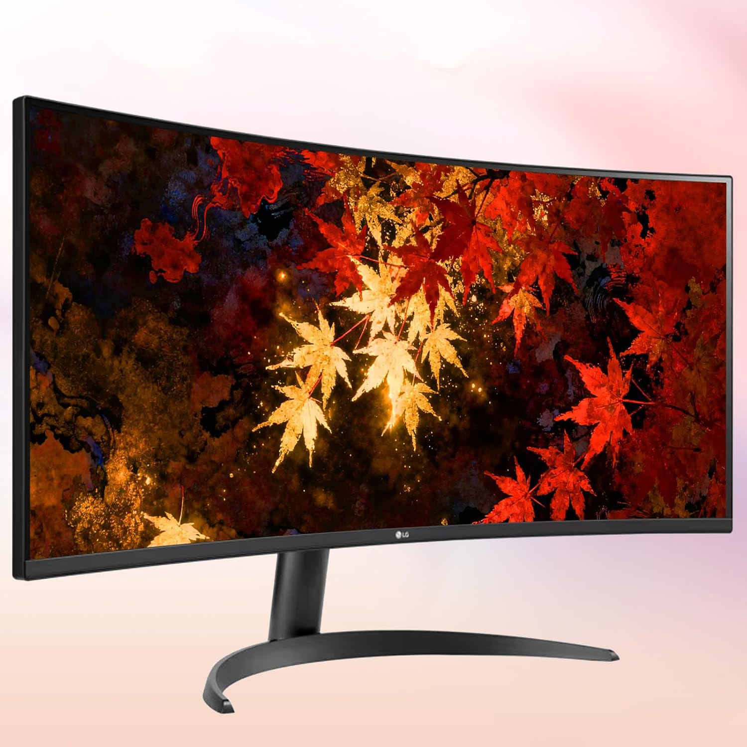 LG 34" UltraWide Monitor, IPS Display, WFHD(2560 x 1080), 100Hz, 5ms, HDR 400, sRGB 99%, HDMI DisplayPort, VESA Mount, Tilt Stand, Built for Multitasking & Productivity