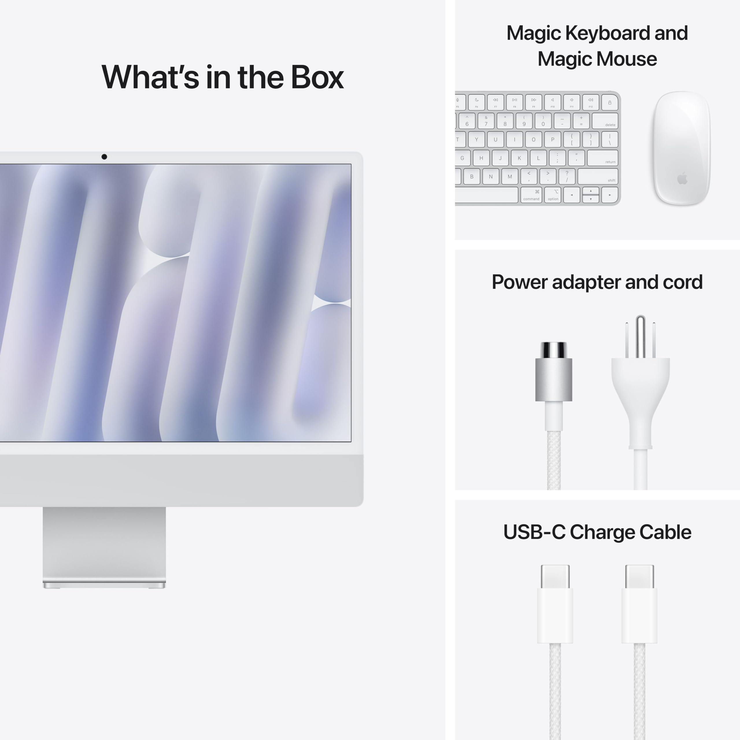 Apple 2024 iMac All-in-One Desktop Computer with M4 chip with 8-core CPU, 8-core GPU: Built for Apple Intelligence, 16GB Unified Memory, 256GB SSD Storage; Green with AppleCare+ (3 Years)