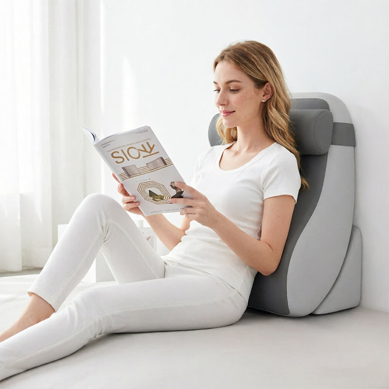Large Memory Foam Reading Pillow - Adjustable Bed Backrest for Gaming, TV, Work & Relaxation
