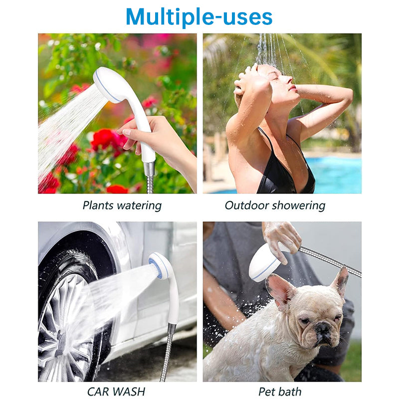 USB Rechargeable Portable Shower Pump | Outdoor Camping Bathing Kit | Car & Pet Wash Equipment