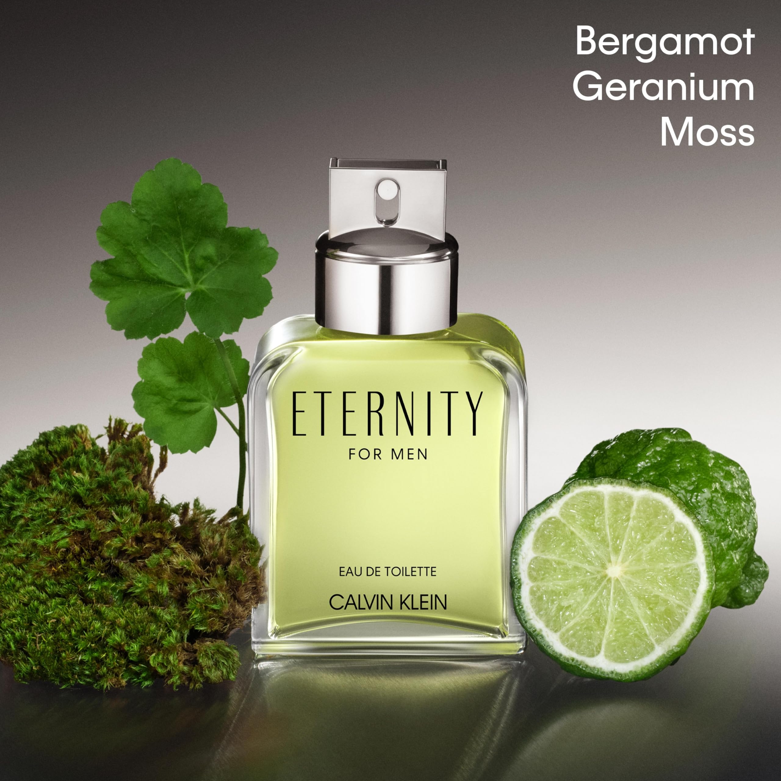 Calvin Klein Eternity Eau de Toilette – Fougère Men's Cologne – With Notes of Mandarin, Sage
