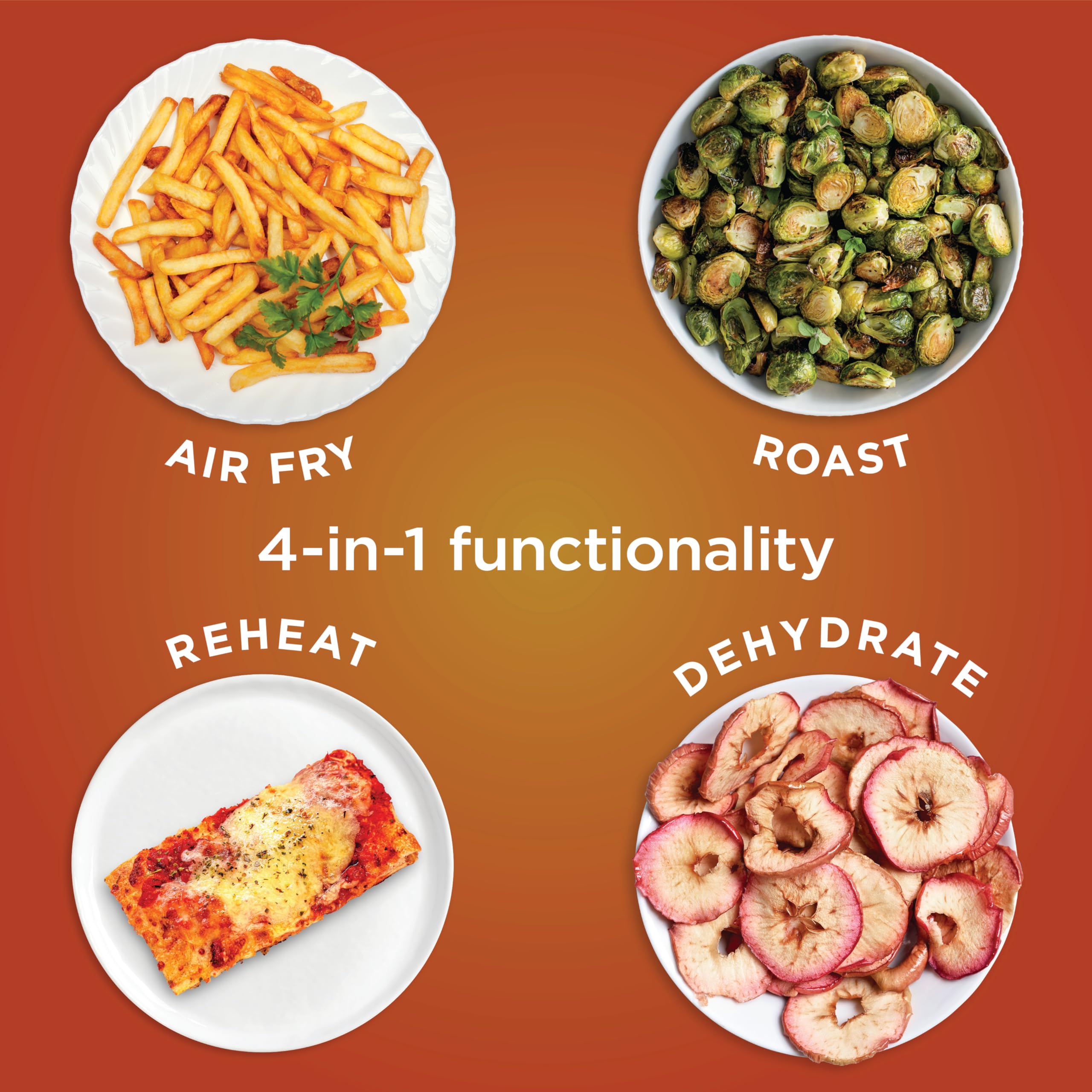 Ninja Air Fryer Pro, 5 Qt, 5-in-1, Grey, AF142 | Air fry, bake, roast, reheat, dehydrate, 1750W, 400F max, Fits 4 lbs fries, Dishwasher-safe