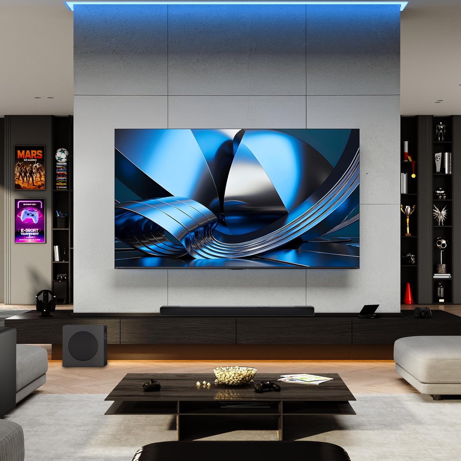 Hisense 75" U6 Pro Series Mini‑LED ULED 4K UHD HDR Gaming AI Smart Fire TV (75U6SF Pro, 2026 New) – Hi-QLED, Native 144Hz, Motion Rate 480, Dolby Vision IQ · Atmos, HDR10+, Glare-Free, Alexa+
