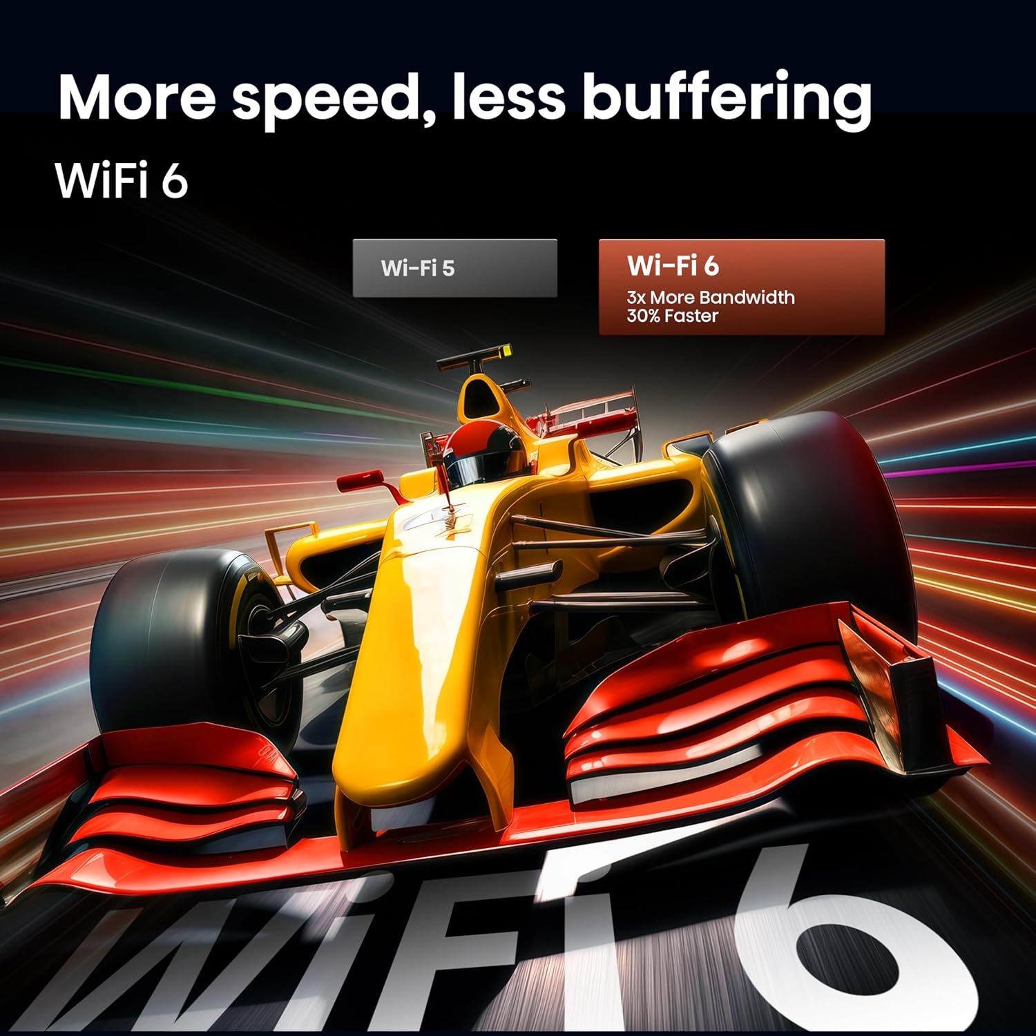 Hisense 75" U6 Pro Series Mini‑LED ULED 4K UHD HDR Gaming AI Smart Fire TV (75U6SF Pro, 2026 New) – Hi-QLED, Native 144Hz, Motion Rate 480, Dolby Vision IQ · Atmos, HDR10+, Glare-Free, Alexa+