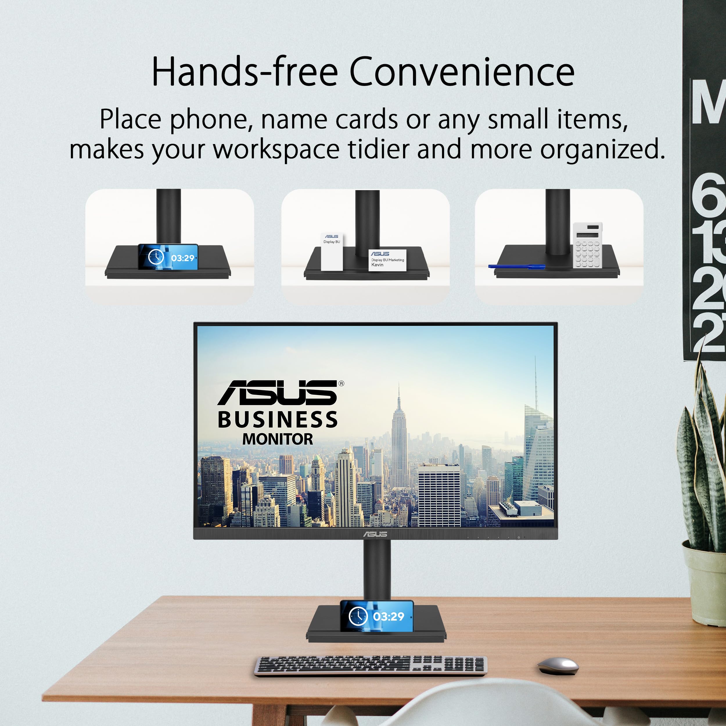 ASUS 27" Computer Monitor (VA279QG) - Full HD, IPS, 120Hz, 1ms MPRT, Adaptive-Sync, Eye Care, Low Blue Light, Flicker Free, HDMI, DisplayPort, VGA, Speakers, VESA Mountable, 99% sRGB, 3yr Warranty