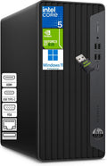 HP Prodesk Desktop Computers PC for Home & Office Business, Intel i5-10400F (16GB DDR4, 1TB PCIe SSD), Compact & Silent Design, Triple-Display Support, WiFi Adapter, Keyboard & Mouse, Windows 11 Pro