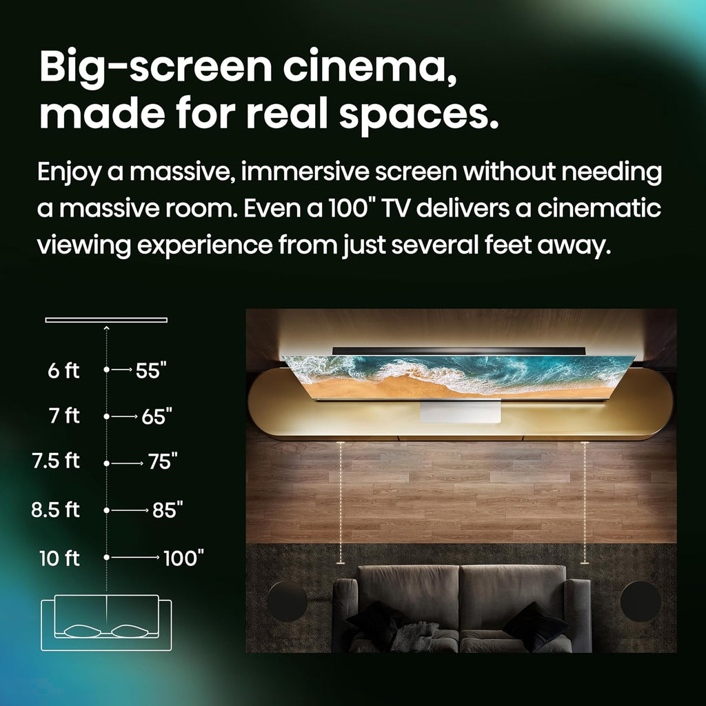 Hisense 75" U6 Pro Series Mini‑LED ULED 4K UHD HDR Gaming AI Smart Fire TV (75U6SF Pro, 2026 New) – Hi-QLED, Native 144Hz, Motion Rate 480, Dolby Vision IQ · Atmos, HDR10+, Glare-Free, Alexa+