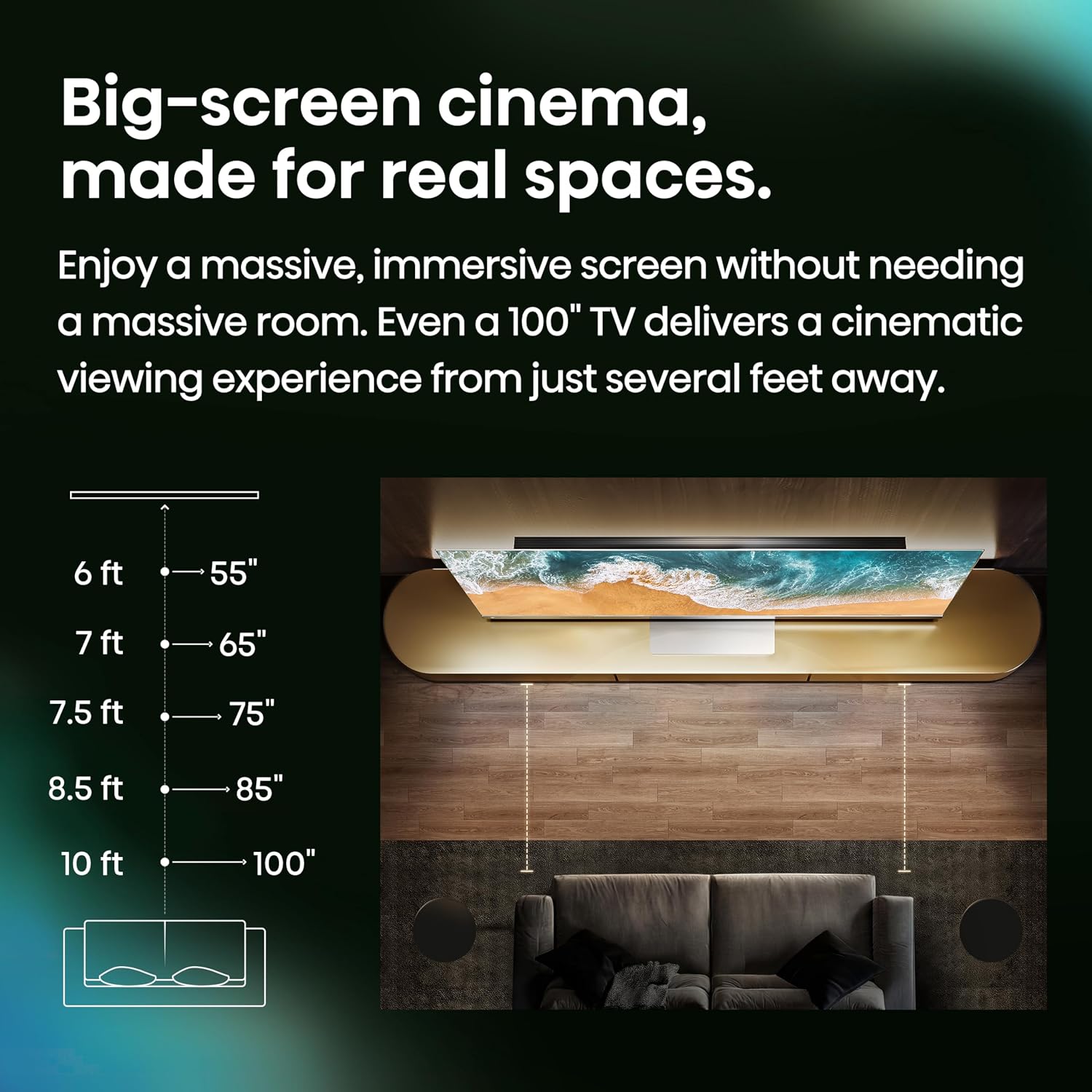 Hisense 75" U6 Pro Series Mini‑LED ULED 4K UHD HDR Gaming AI Smart Fire TV (75U6SF Pro, 2026 New) – Hi-QLED, Native 144Hz, Motion Rate 480, Dolby Vision IQ · Atmos, HDR10+, Glare-Free, Alexa+