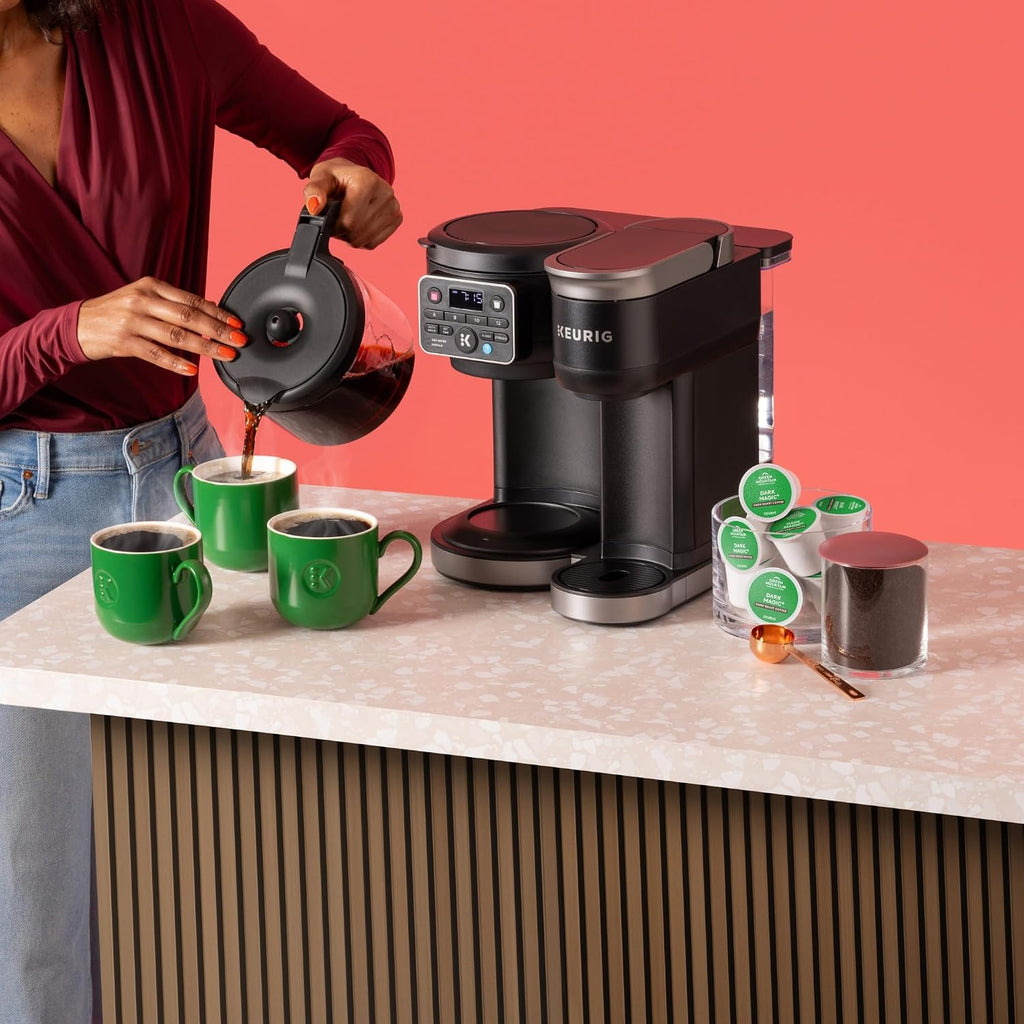 Keurig K-Duo Hot & Iced Single Serve & Carafe Coffee Maker, MultiStream Technology, 72oz Reservoir (Gen 2) | MultiStream Technology, Reservoir (Gen 2)