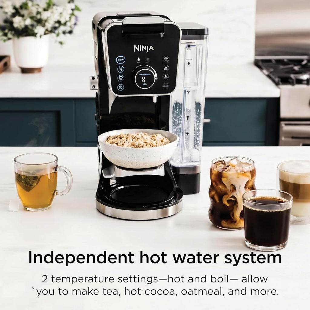 Ninja Specialty Drip Coffee Maker, DualBrew Pro, Black, CFP301 | Coffee Machine w/ Frother, Paper Filter, Brew with Pods & Grounds, K Cups Compatible, 4 Brew Styles, 13 Cup to Pot Sizes
