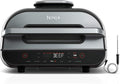 Ninja® Foodi® Smart XL 6-in-1 Indoor Grill & Air Fryer, Black/Silver, FG551 | Smart Cook System with built-in thermometer, XL capacity, perfect doneness, rare to well done. 6-in-1: Grill, Air Fry & more.