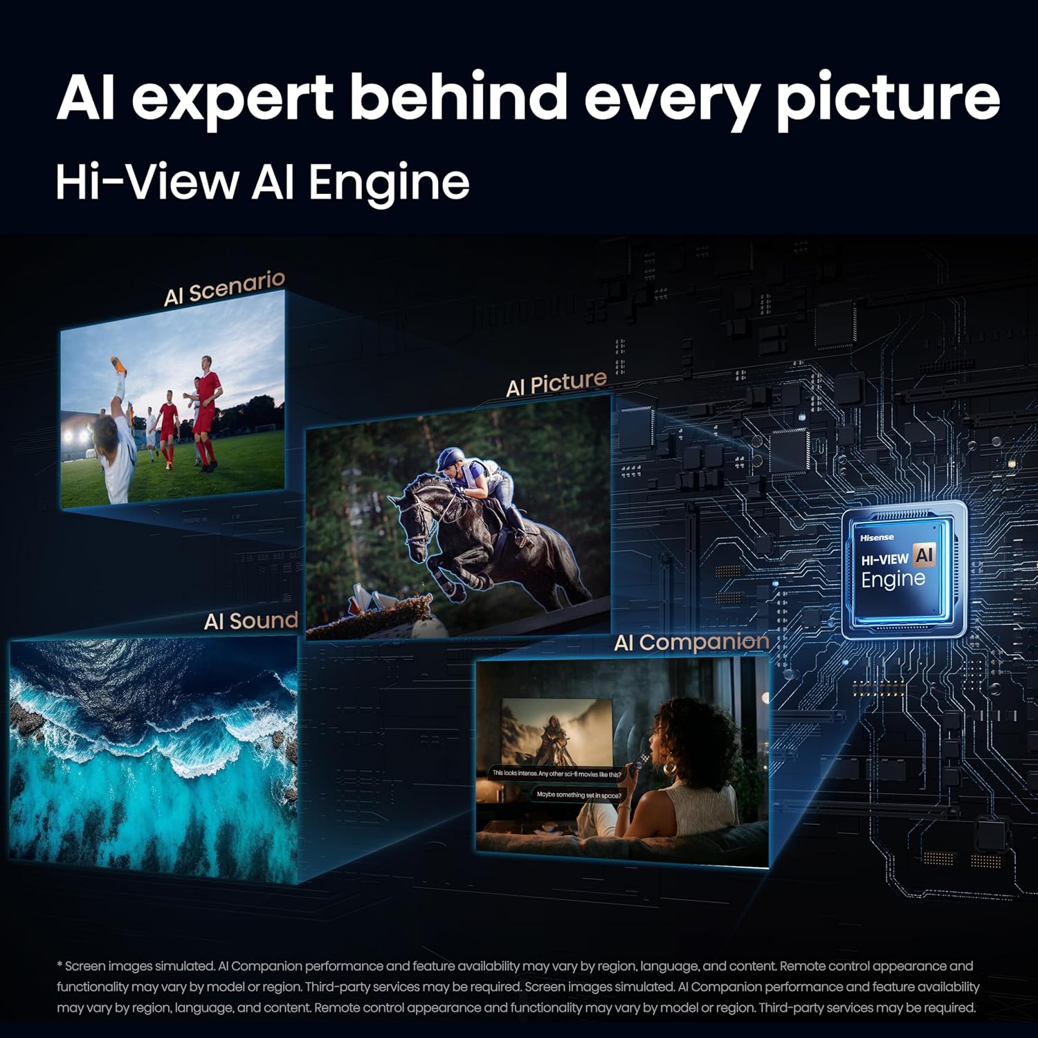Hisense 75" U6 Pro Series Mini‑LED ULED 4K UHD HDR Gaming AI Smart Fire TV (75U6SF Pro, 2026 New) – Hi-QLED, Native 144Hz, Motion Rate 480, Dolby Vision IQ · Atmos, HDR10+, Glare-Free, Alexa+