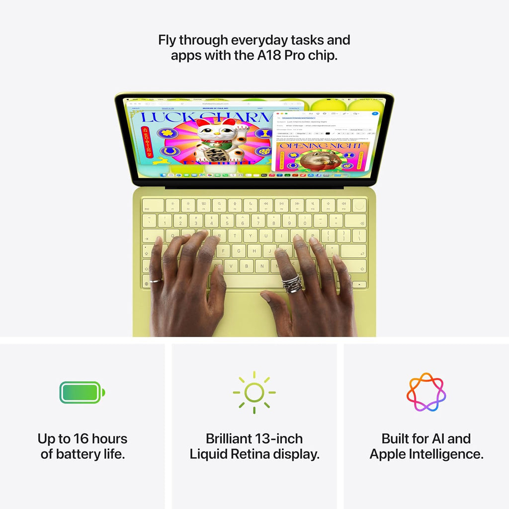Apple 2026 MacBook Neo 13-inch Laptop with A18 Pro chip: Built for AI and Apple Intelligence, Liquid Retina Display, 8GB Unified Memory, 256GB SSD Storage, 1080p FaceTime HD Camera; Blush