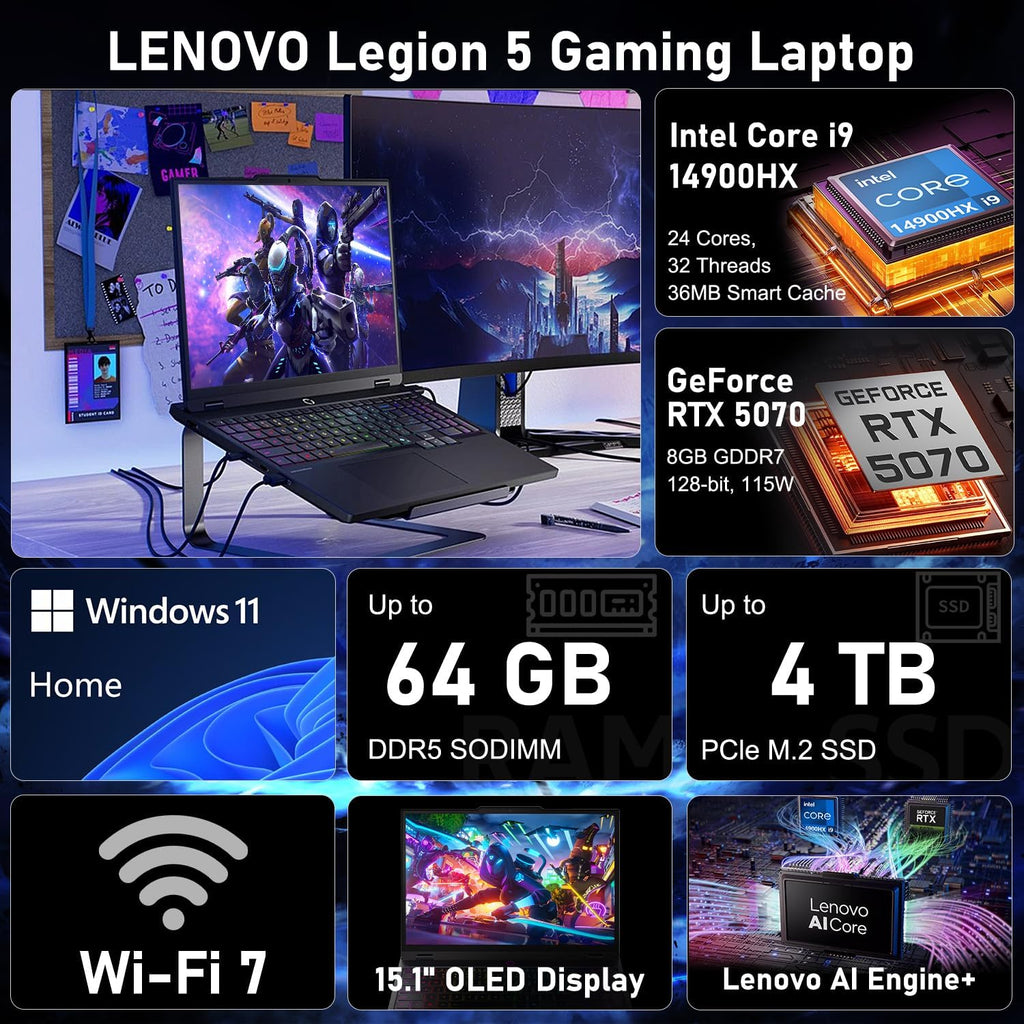HP OMEN 16 RTX 5070 AMD Ryzen 9 240Hz QHD+ 2560x1600 RGB Gaming Laptop | AMD Ryzen 9 8940HX, Customized 16-64GB DDR5, 1-4TB SSD, 4-Zone RGB KB, Low Blue Light, Long Battery Life, Windows 11 Home