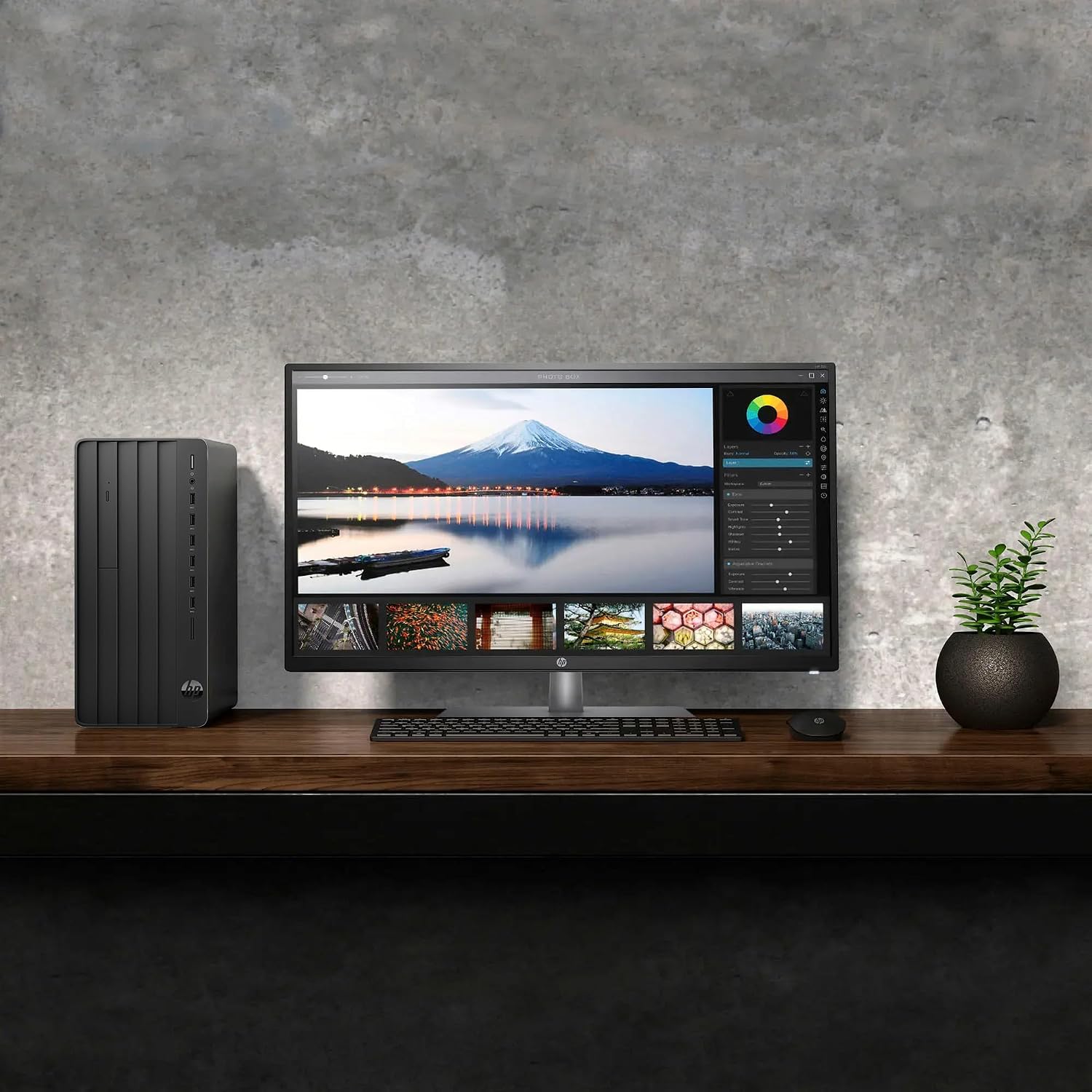 HP Prodesk Desktop Computers PC for Home & Office Business, Intel i5-10400F (16GB DDR4, 1TB PCIe SSD), Compact & Silent Design, Triple-Display Support, WiFi Adapter, Keyboard & Mouse, Windows 11 Pro