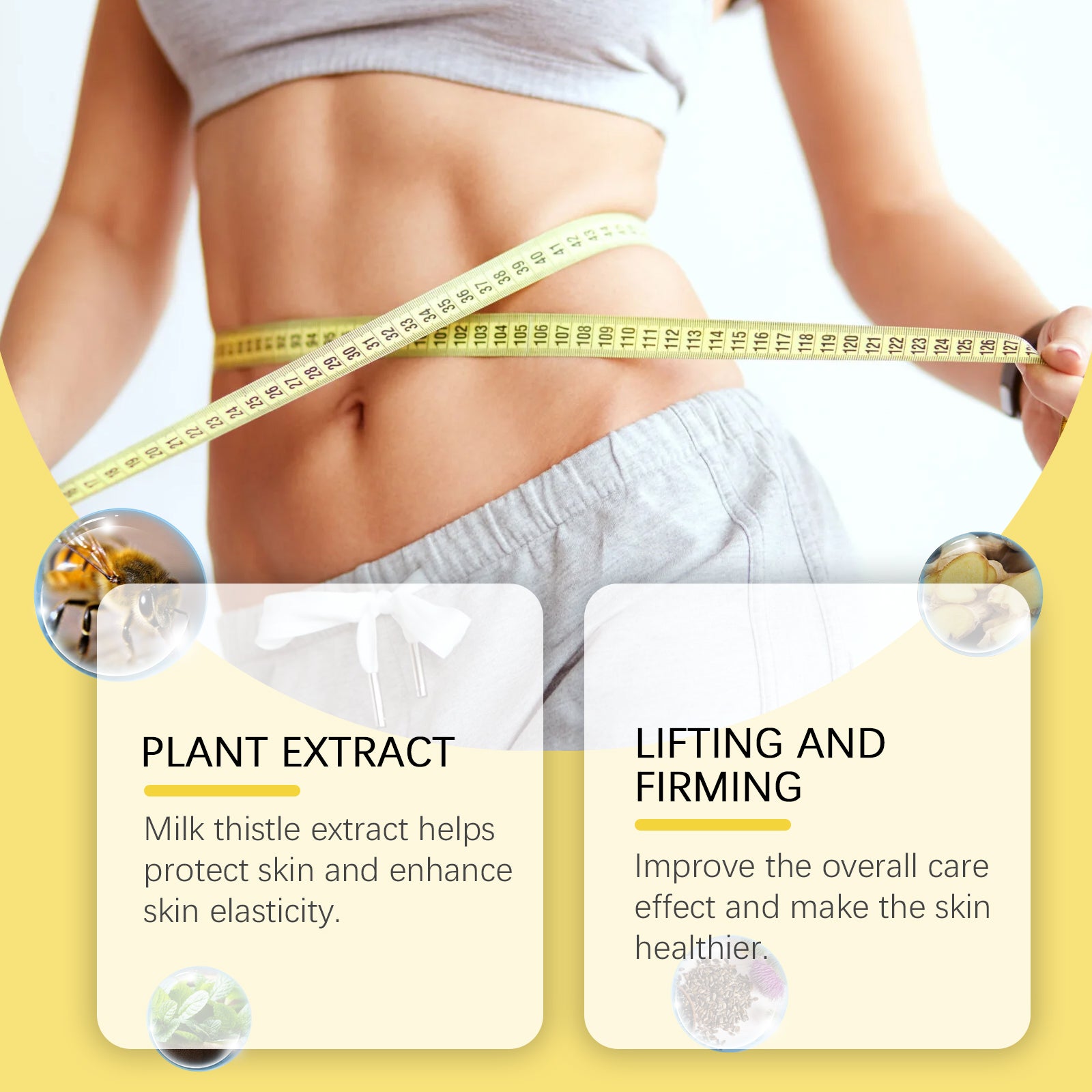 Wiyun Body Care Patch, Gently Shape And Show The Body Lazy Arm Waist Tight Skin Care Patch