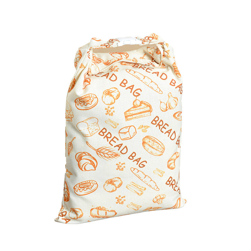 Reusable Beeswax Bread Bags – Natural Beeswax-Lined Cotton Bags for Freezer & Fridge Storage