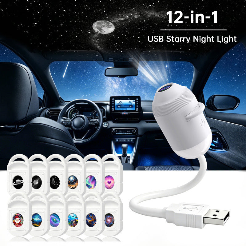 5D Holographic Galaxy & Ocean Projector – Smart LED Night Light with 24 Films for Bedroom & Party Décor