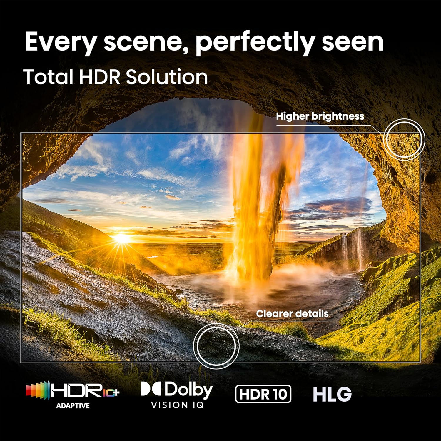 Hisense 75" U6 Pro Series Mini‑LED ULED 4K UHD HDR Gaming AI Smart Fire TV (75U6SF Pro, 2026 New) – Hi-QLED, Native 144Hz, Motion Rate 480, Dolby Vision IQ · Atmos, HDR10+, Glare-Free, Alexa+