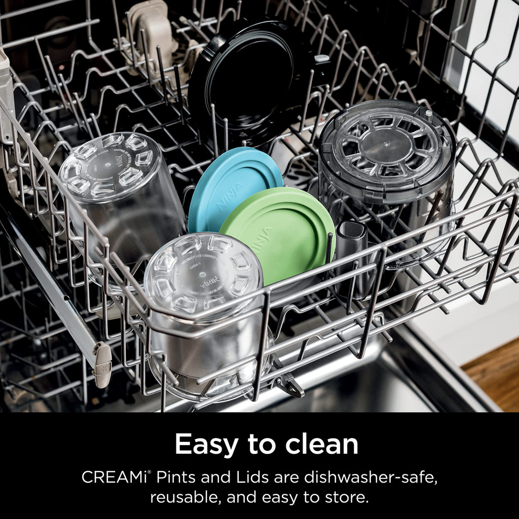 Ninja® CREAMi® 7-in-1 Ice Cream Maker, Ice Cream, Gelato & more, NC299AMZ | Ninja CREAMi transforms frozen bases into ice cream, sorbet and milkshakes at a button touch, from healthy to indulgent.