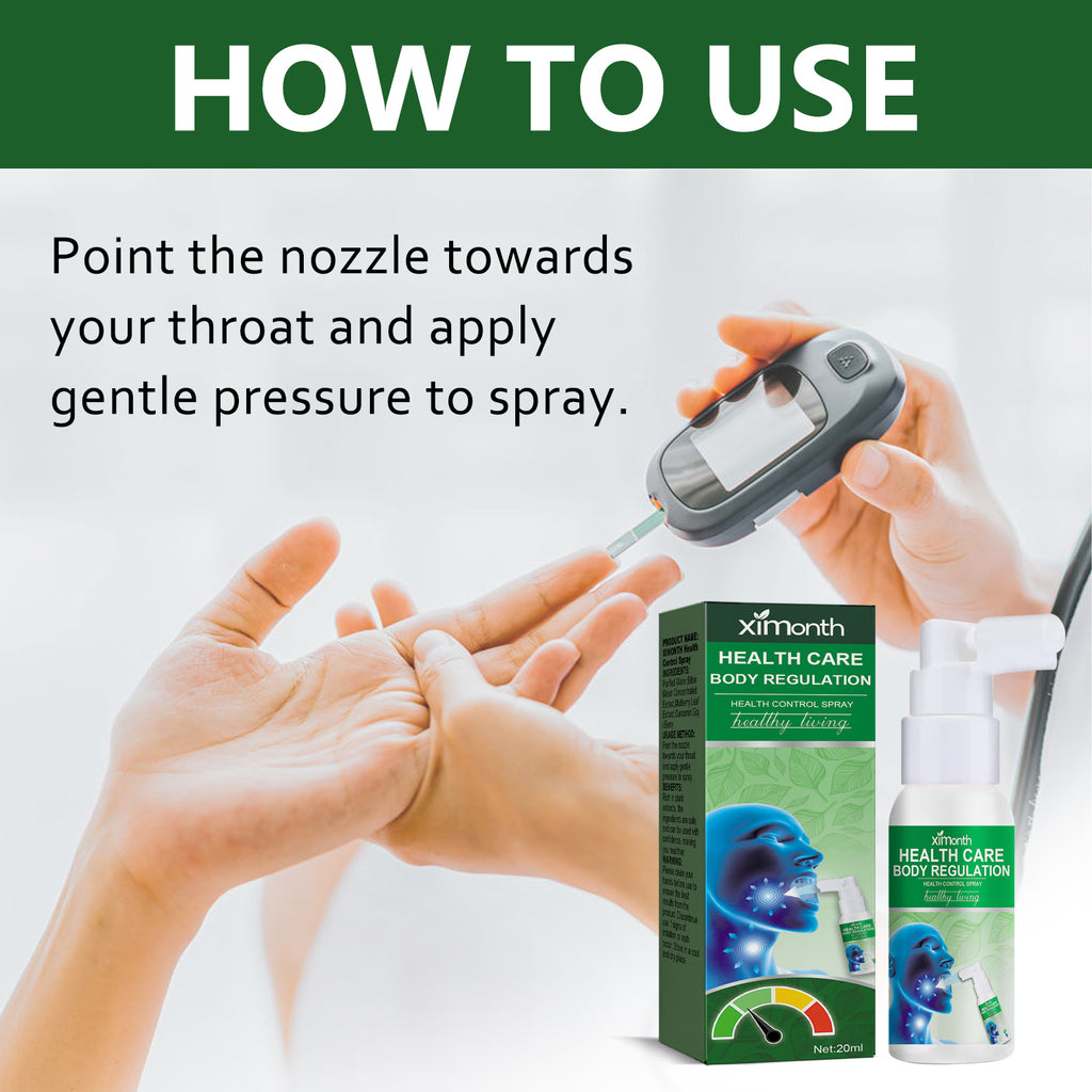 Health Control Spray, Relieve Dizziness And Discomfort Sugar Relief Health Care Spray
