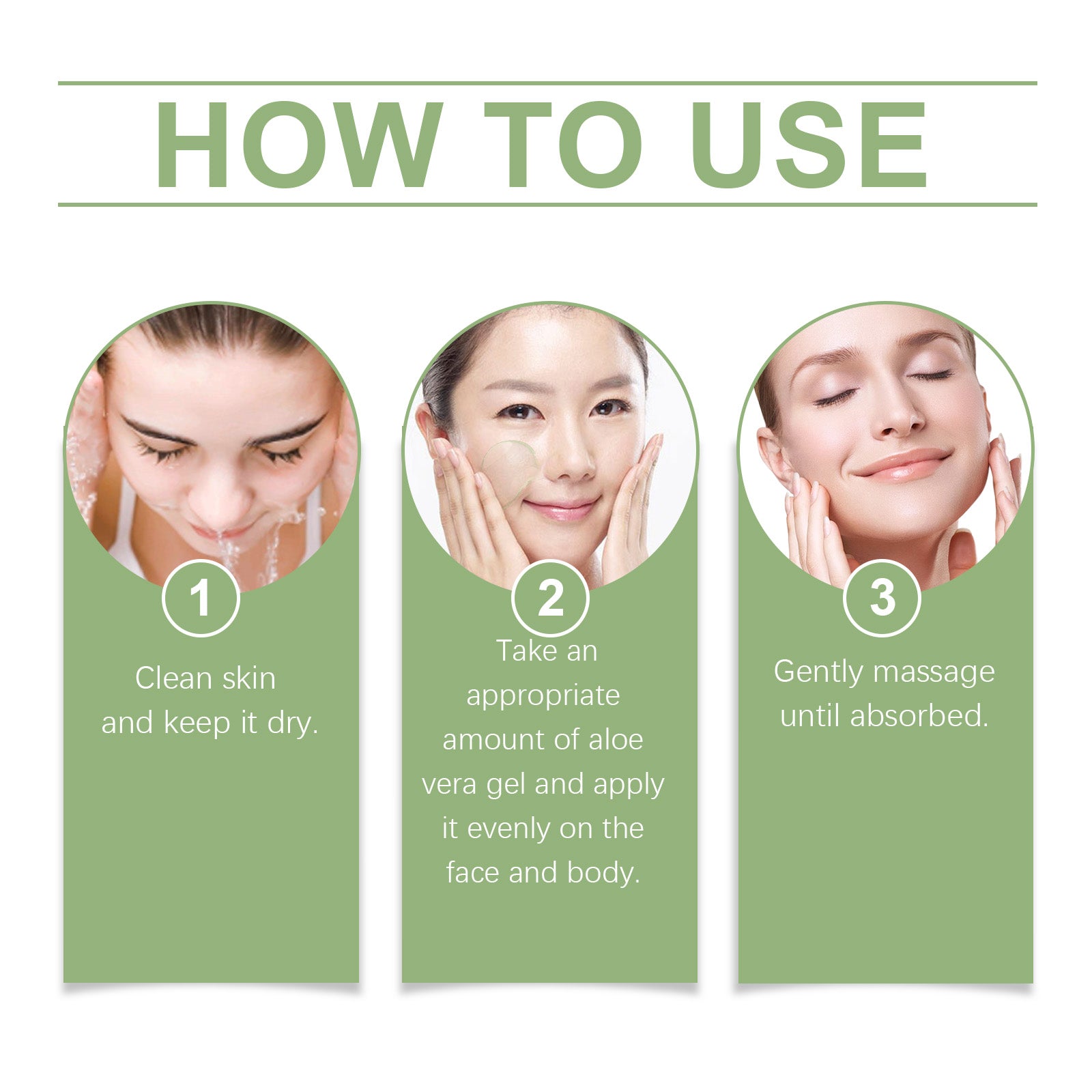 OceAura Moisturizing Aloe Vera Gel Moisturizes And Nourishes Skin After Sun