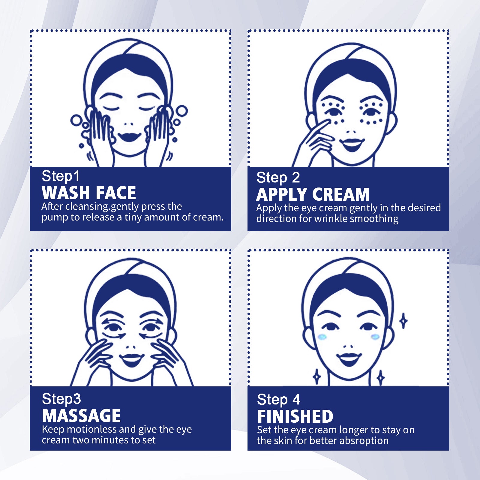 Jaysuing Active Eye Cream, Anti-Wrinkle Eye Cream Reduces Fine Lines, Bags And Dark Circles, Hydrates And Tightens The Skin Around The Eyes