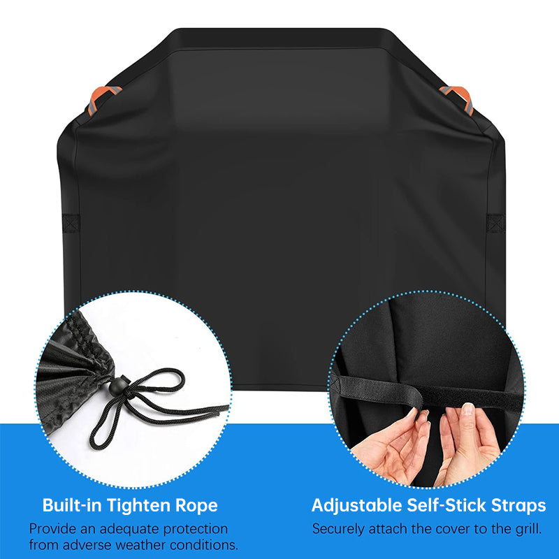 210D Waterproof BBQ Grill Cover, Heavy Duty Windproof Dustproof Cover for Gas, Charcoal, Electric Grills