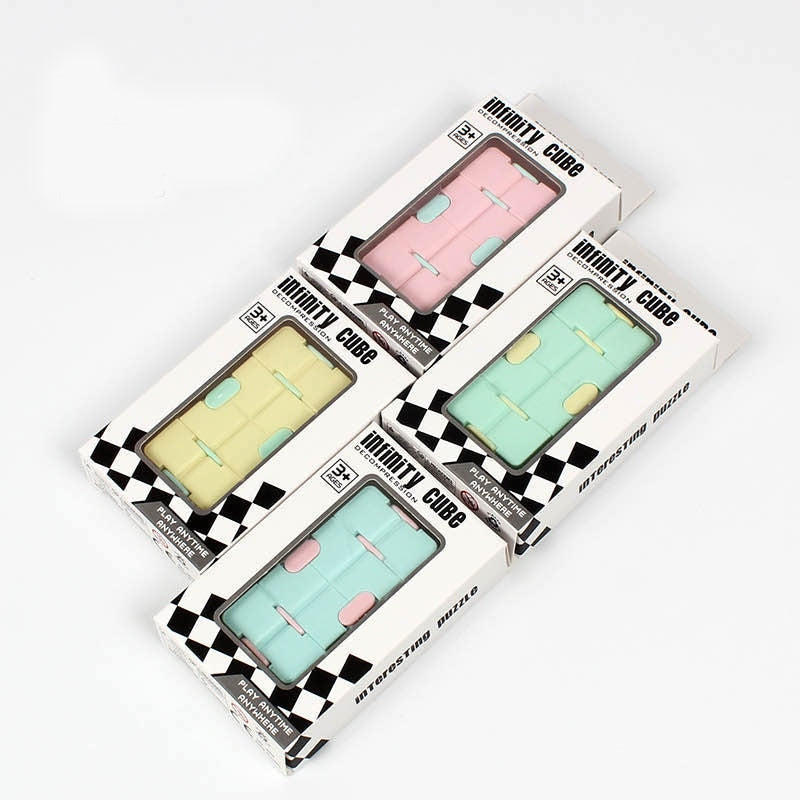 Mini Infinity Cube Toys For Relieving Stress Anxiety Suitable For Children Adult Fun Magic Cube Decompression Toys
