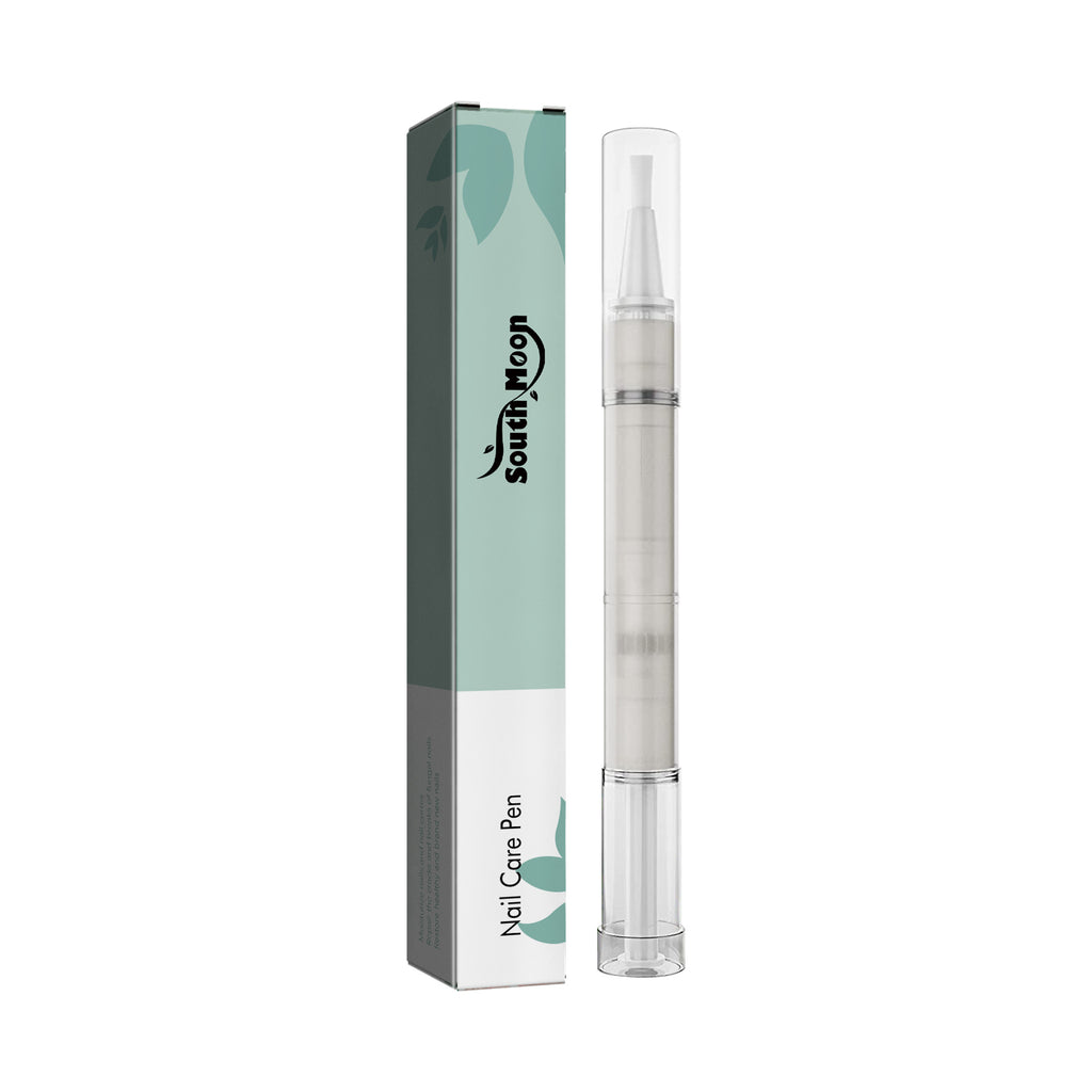 South Moon Nail Care Pen, Grey Nail Care Clean Brightening Nail Thickening Grey Nail Repair Pen
