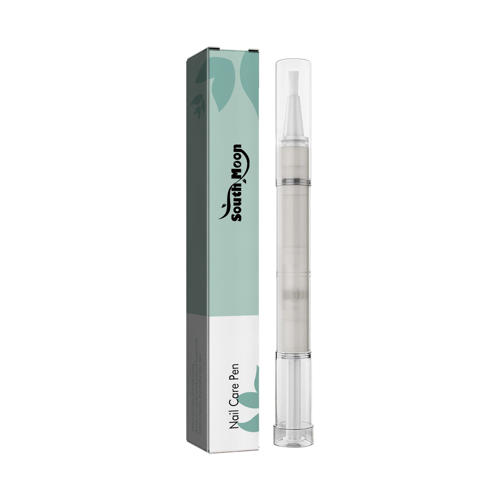 South Moon Nail Care Pen, Grey Nail Care Clean Brightening Nail Thickening Grey Nail Repair Pen