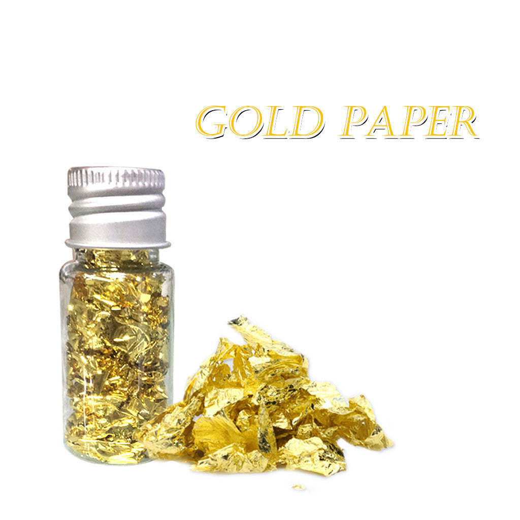 Gold Paper, Pastry Decoration Mask Treatment With Decorative Supplies