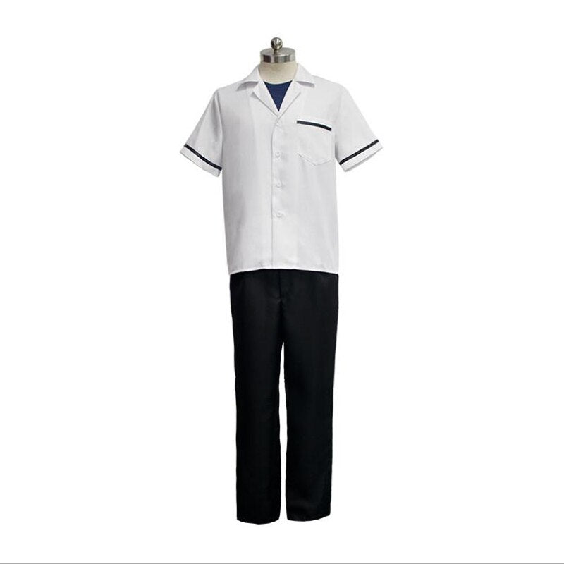 Cos Snow Langa Hasegawa Coaplay Japanese Anime the Infinity Costumes Halloween Carnival Party School Uniform Full Set