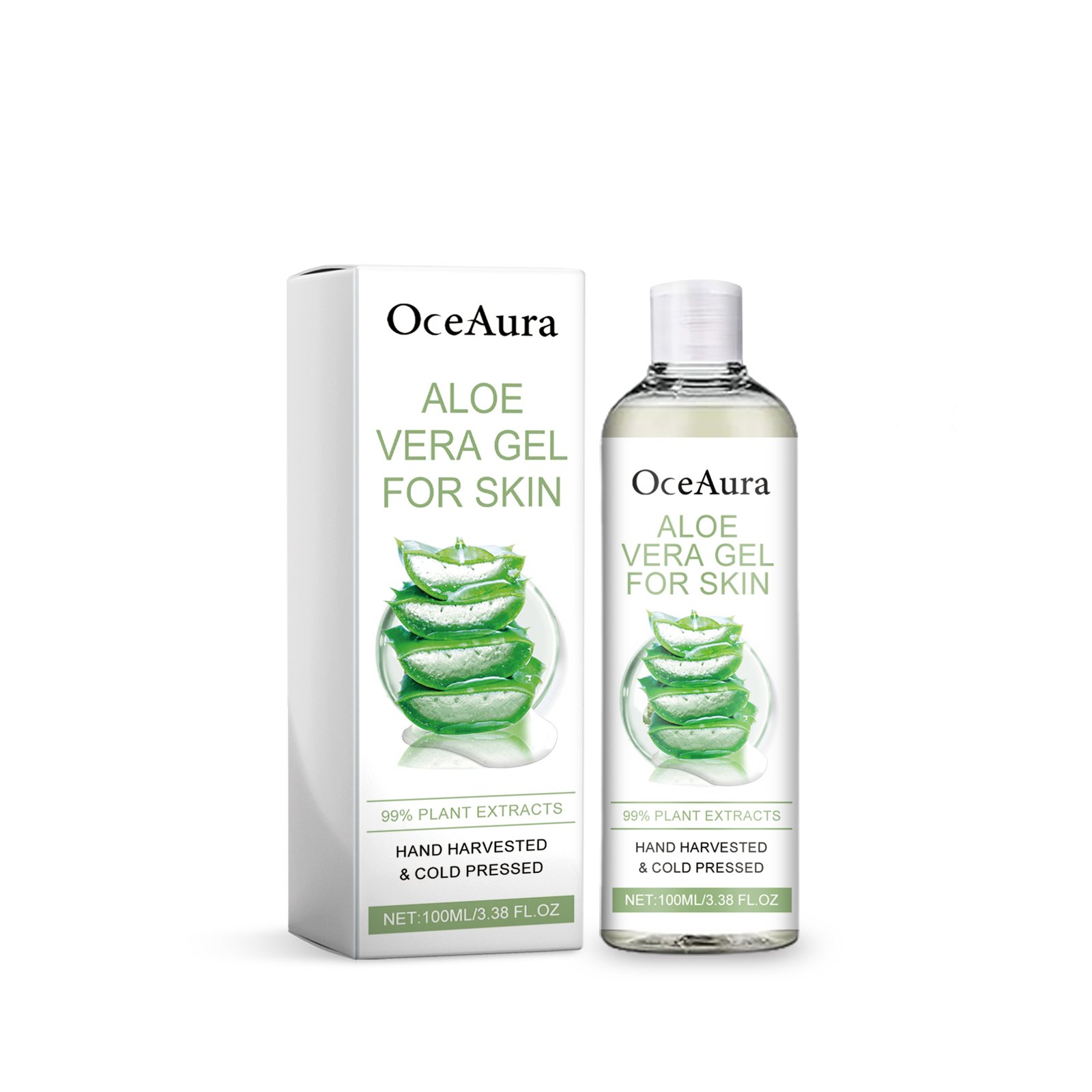 OceAura Moisturizing Aloe Vera Gel Moisturizes And Nourishes Skin After Sun