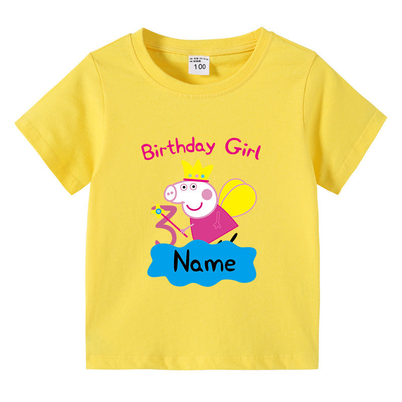 Summer short sleeved T-shirt for men and women
