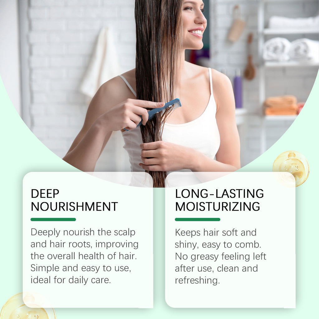 Hoegoa Hair Care Essential Oil, Moisturizing And Repairing Hair, Soft, Fluffy And Scalp Care Essence