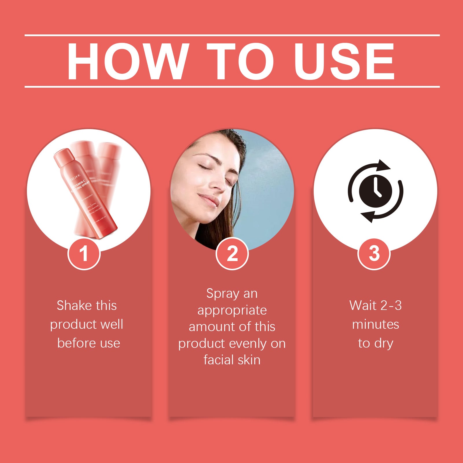 EELHOE Moisturizing Setting Spray Hydrating, Refreshing, Non-Greasy, High-Moisture, Lightweight, Breathable And Portable Makeup Holding Spray