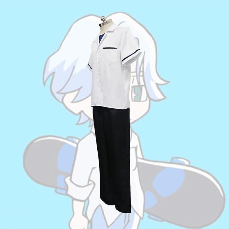 Cos Snow Langa Hasegawa Coaplay Japanese Anime the Infinity Costumes Halloween Carnival Party School Uniform Full Set