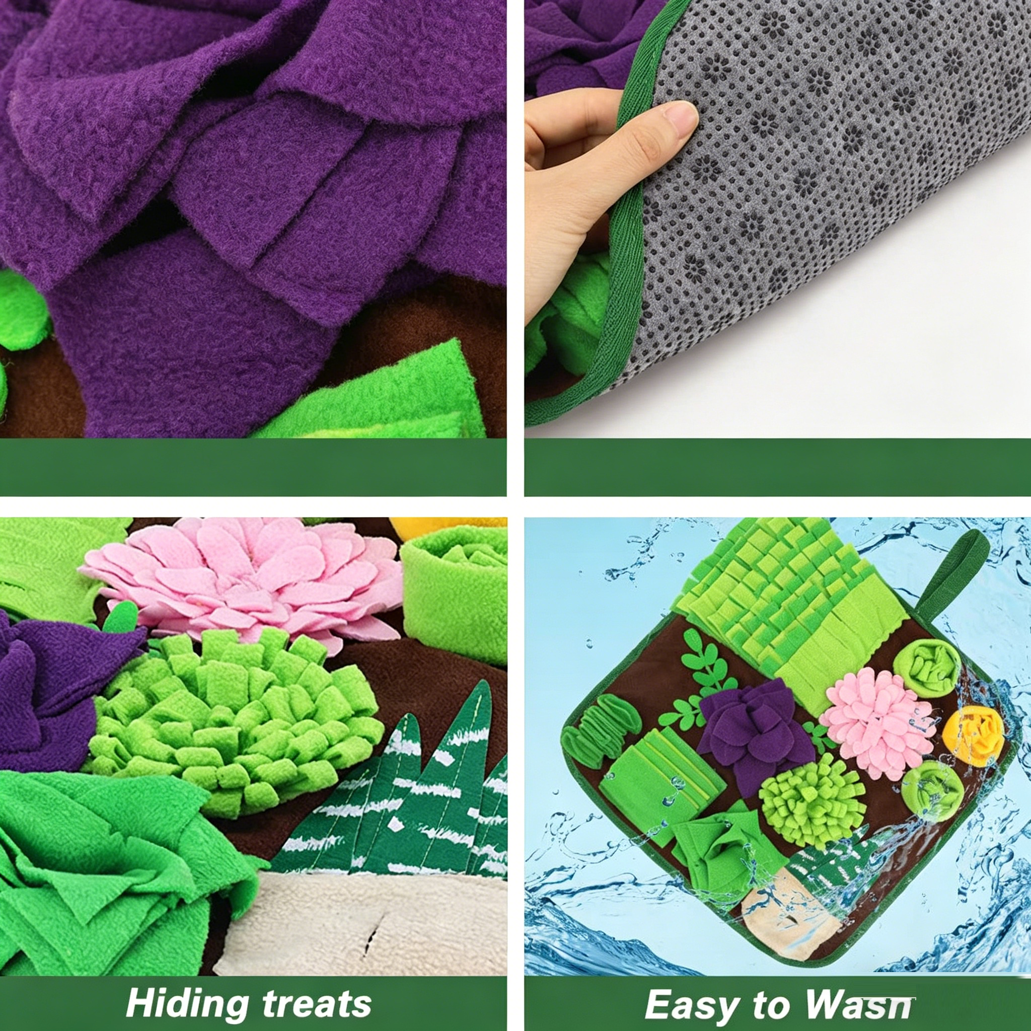 Pet sniffing pad feeding pad slow food consumption energy interactive training sniffing pad